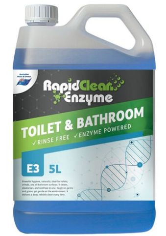 RAPID ENZYME TOILET / BATHROOM CLEANER 5L