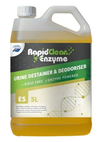 RAPID ENZYME URINE DESTAINER & DEODORISER 5L