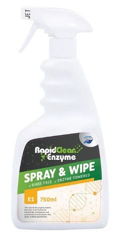 RAPID ENZYME SPRAY & WIPE 750ML