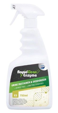 RAPID ENZYME URINE DESTAINER & DEODORISER 750ML