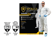 APOLLO Maxguard SMS Type 5/6 Coveralls - Large