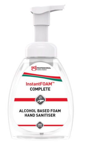 Deb InstantFOAM Sanitser 250ml pump