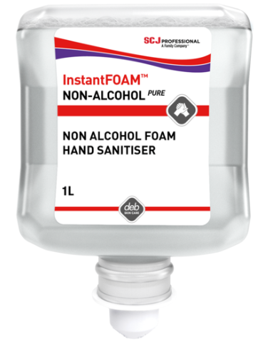 SCJ Deb Instantfoam Non-Alcohol Pure Sanitiser 1L