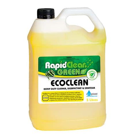 EcoClean Natural H/Duty Deg/San/Diso Cleaner 5lt (140500)