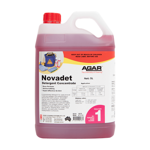 Novadet Floor Cleaner Rose Perfume 5ltr