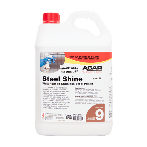 Steel Shine Cleans  polishes and protect 5ltr