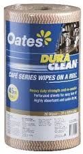 OATES Contractor Wiping Cloth 30cmx45m Roll Coffee
