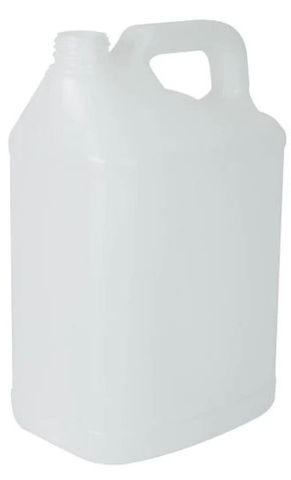 Plastic Jerrycan Natural 5lt & Red Cap