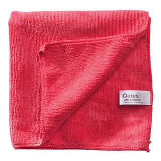 Sabco Professional All Purpose Microfibre Cloths - Red - 40Cm X 40Cm 280Gsm