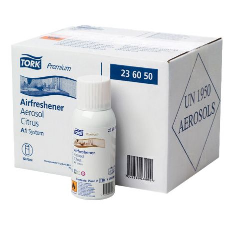 Tork Citrus Air Freshener Spray A1 3000 sprays x12 refills