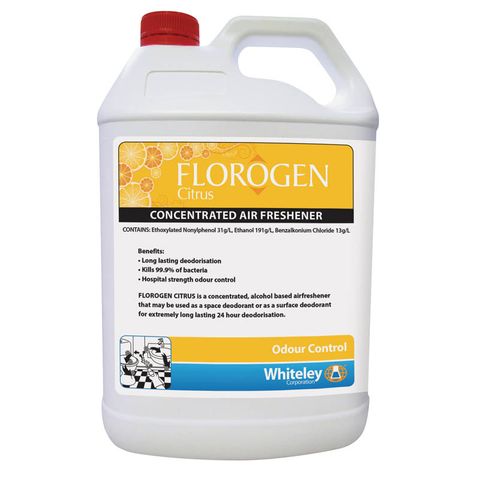 Whiteley FLOROGEN CITRUS-Alcohol Based Air Freshener 5L