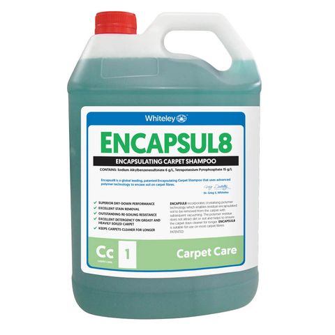 Whiteley ENCAPSUL8-Encapsulating Carpet Shampoo 5L