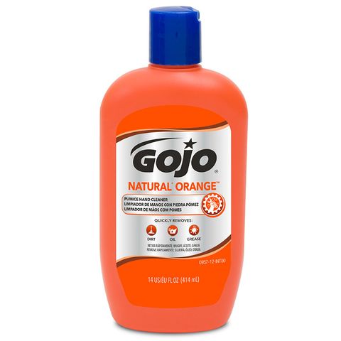GOJO NATURAL ORANGE PUMICE HAND CLEANER 414ML  - BOTTLE