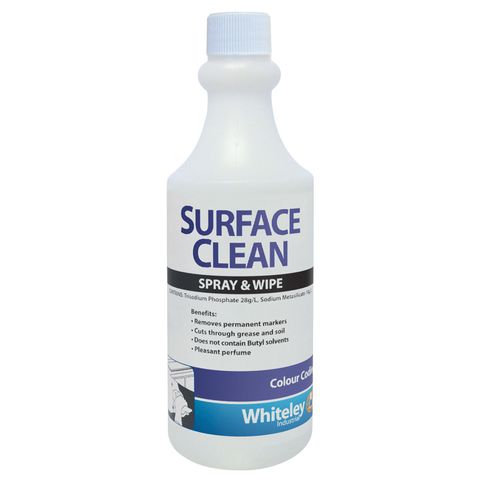 Whiteley 500mL Surface Clean Empty Bottle