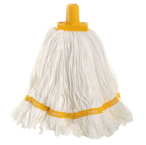 Sabco 350G Microfibre  Round Mop Head  Yellow