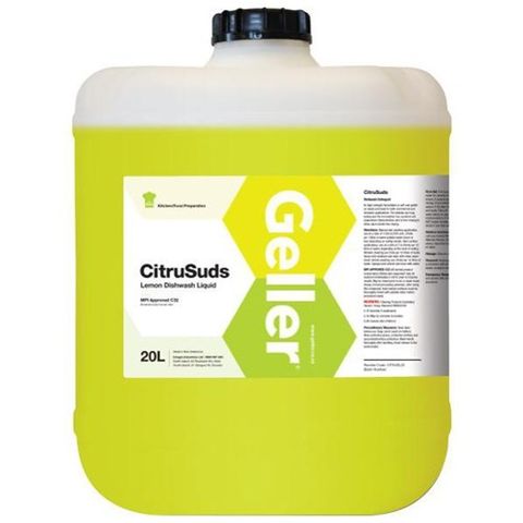 Geller Citrusuds Dishwash Liquid 20 Ltr