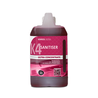 Sanitiser Ultra Concentrate (1:80 = 1000 ppm QAC) 6 per ctn (DG class 8) 2LT