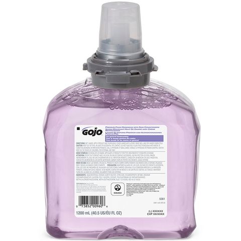 GOJO PREMIUM FOAM HAND WASH W SKIN CONDITIONER 1200ML - TFX
