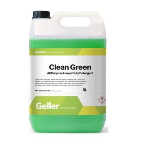 Geller Professional Clean Green HD Multipurose Detergent 5 Ltr