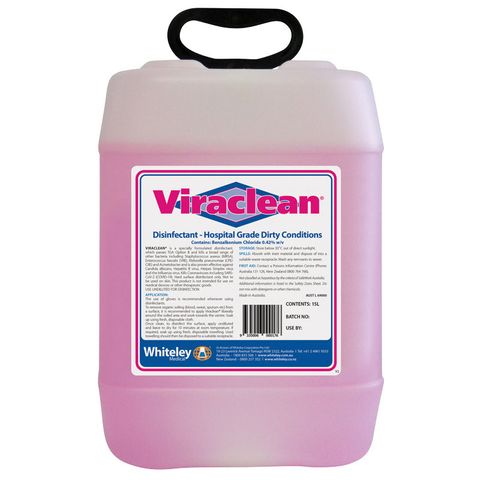 Whiteley VIRACLEAN-Hospital Grade Disinfectant 15