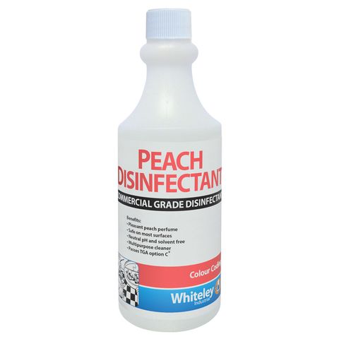 Whiteley 500mL Peach Disinfectant  Empty Bottle