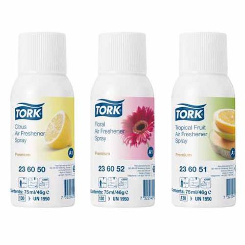 Tork Mixed Pack Air Freshener Spray A1 3000 sprays x12 refills