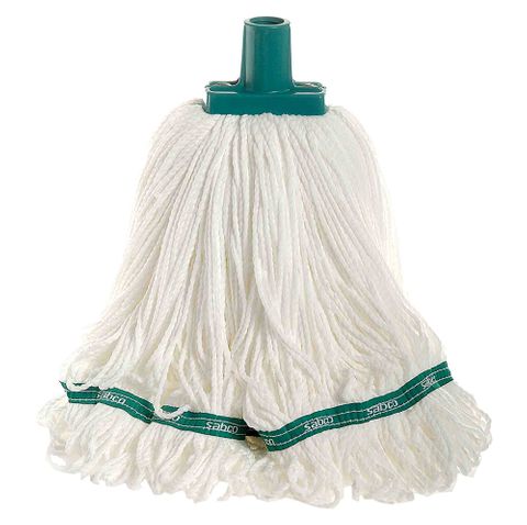 Sabco 350G Microfibre  Round Mop Head  Green