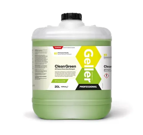 Geller Professional Clean Green HD Multipurose Detergent 20 Ltr