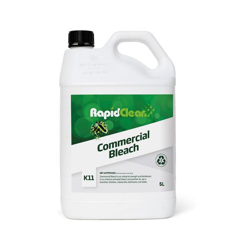 Rapid Commercial Bleach 4.9% 5 Ltr