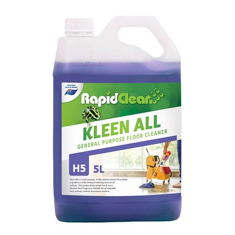 RapidClean Kleen All General Purpose Floor Cleaner 5 Ltr