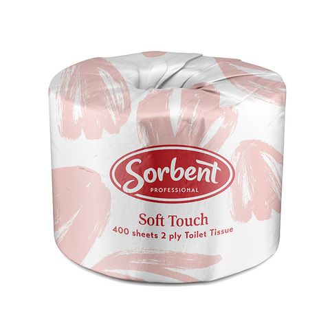 Sorbent Professional Soft Touch Toilet Tissue 2ply 400s x48