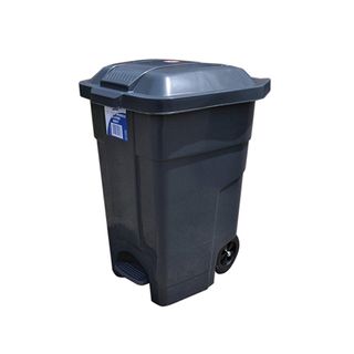 Edco Heavy Duty Bin With Wheels 70L - Grey
