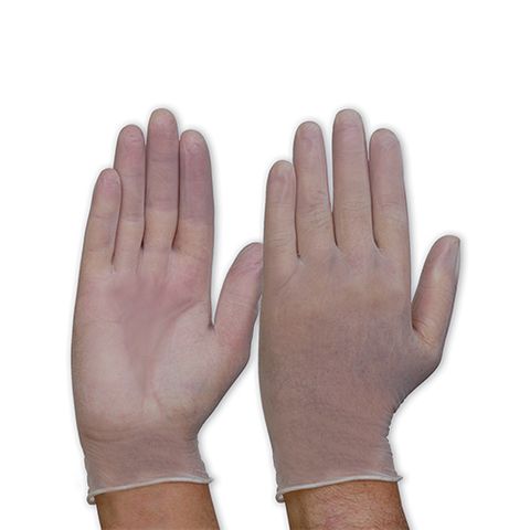 Prochoice Gloves Disposable Vinyl Clear XL x100