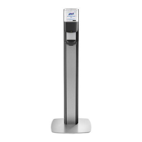 Purell ES8 Messenger Es8 Graphite Floor Stand With Es8 Dispenser Touch Free