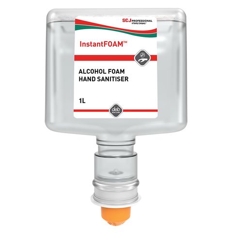 SCJ Deb Instantfoam Alcohol based Foam Hand Sanitiser TOUCHFREE 1L