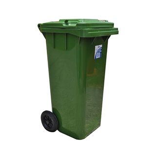 Edco Heavy Duty Bin With Wheels 120L - Green
