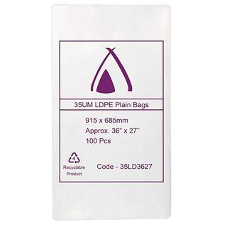 Bags 36" x 27" Clear 915 x 685