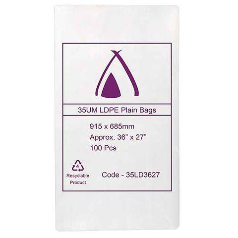 Bags 36" x 27" Clear 915 x 685