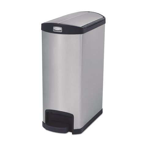 Rubbermaid Slim Jim 50L/13G Es Metal Step On Black