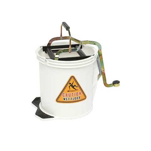 Edco 15 Litre Wringer Bucket - White