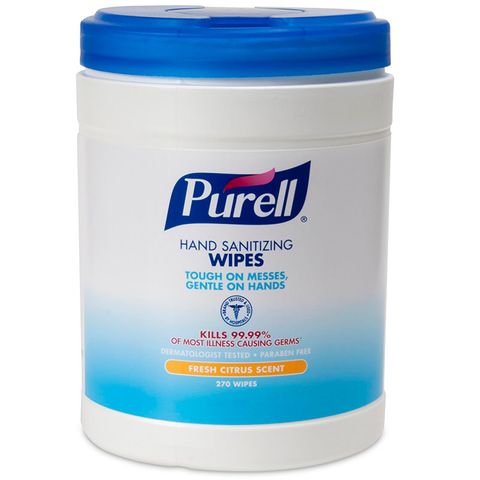 Purell Wipes - 270 Wipe Count In Canister X 6 Canisters Per Case