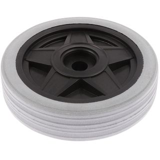 Pacvac Wheel - Black Plastic Inner - Rubber - 195mm