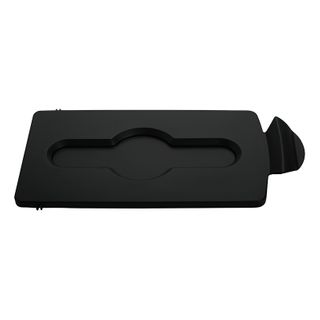Rubbermaid Sjrs Black Closed Lid