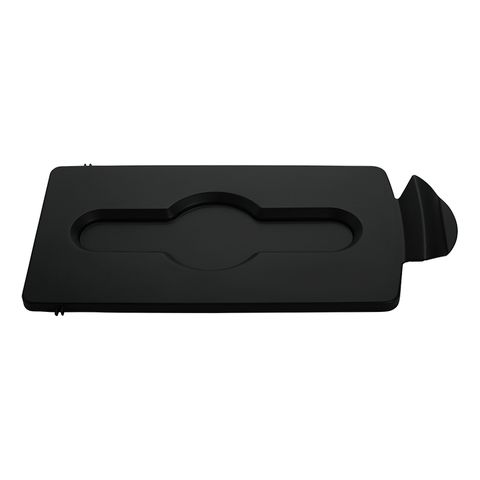 Rubbermaid Sjrs Black Closed Lid