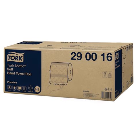 Tork Matic Hand Towel Roll 100m Premium H1 X6