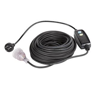 Pacvac Extension Lead - Rubber - 20m - 3C - Plug Type I RCD