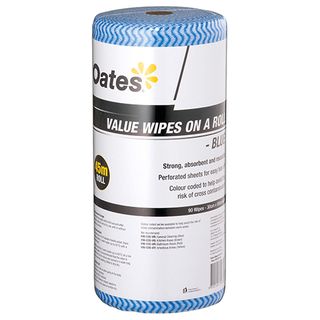 165403 HW-035-VB Value Wipes Roll Blue