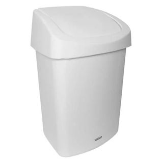 Sabco White Rubbish Bin 25L