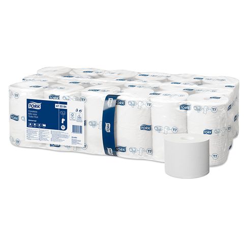 Tork Coreless Mid-Size Toilet Roll 1Ply Uni T7 X36