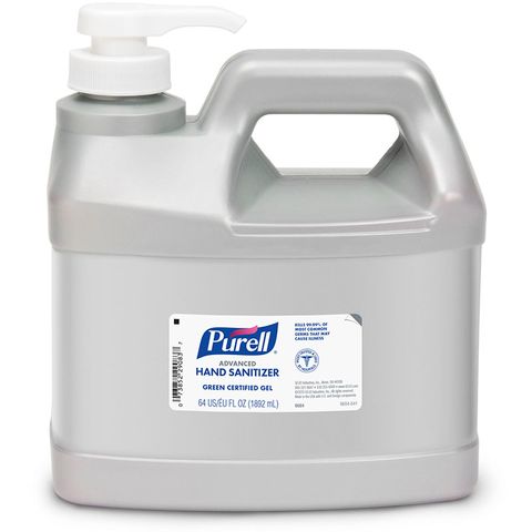 PURELL Instant Hand Sanitiser - Gel 1.89 Litre (1/2 Gallon) Pump Bottle x 4 units